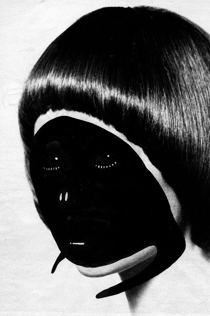 La femme masquée - 40x60, print by Mathieu Renard