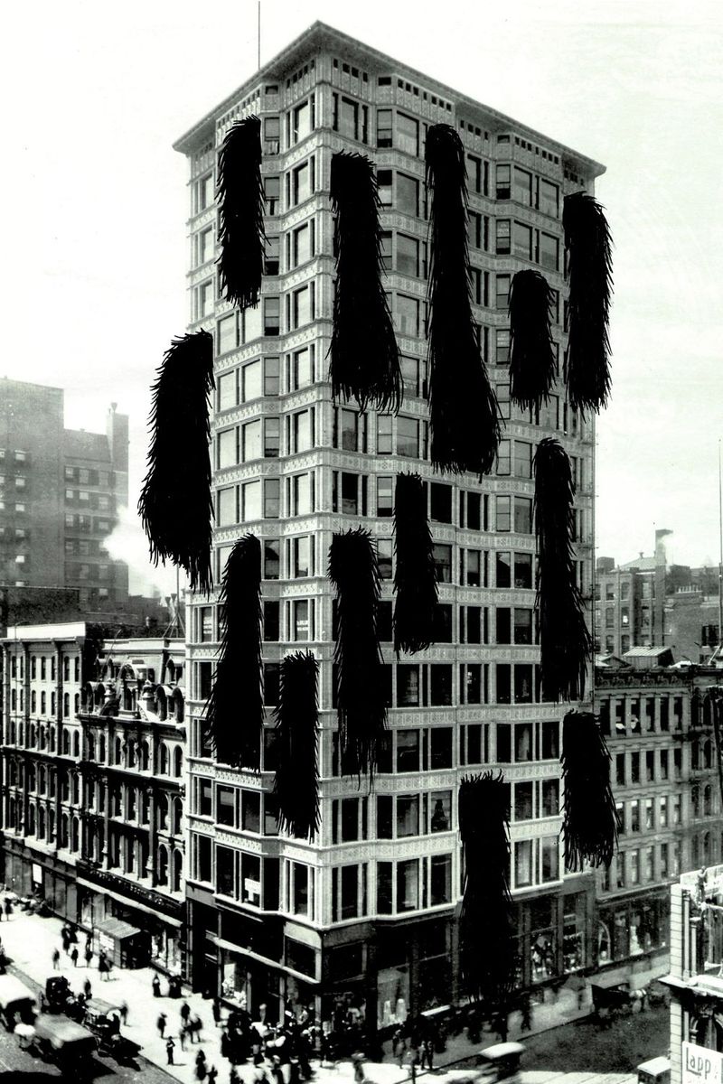 Adulteress building - 40x60, print by Mathieu Renard